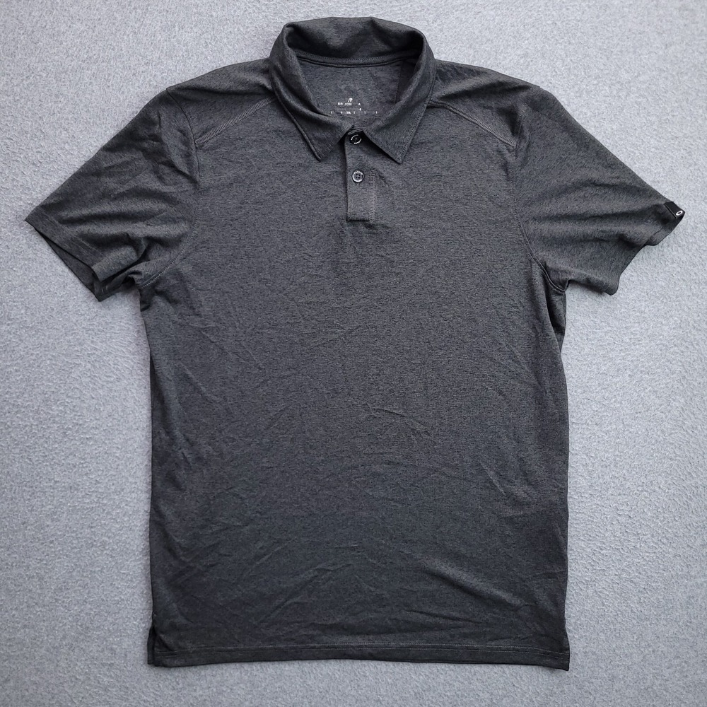 Oakley Polo Shirt Small Golf Polyester Gray SS Size Mens